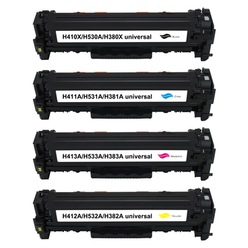 Kompatibel zu Canon 718 Toner Spar-Set (4 Stk.)