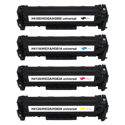 Kompatibel zu Canon 718 Toner Spar-Set (4 Stk.)