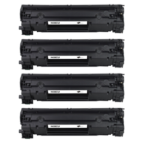 Kompatibel zu Canon 725 (3484B002) Toner Black Spar-Set (4 Stk.)