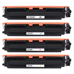 Kompatibel zu Canon 729 Toner Spar-Set (4 Stk.)
