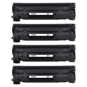Kompatibel zu Canon 737 Toner Black Spar-Set (4 Stk.)