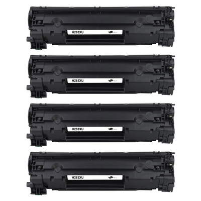 Kompatibel zu Canon 737 Toner Black Spar-Set (4 Stk.)
