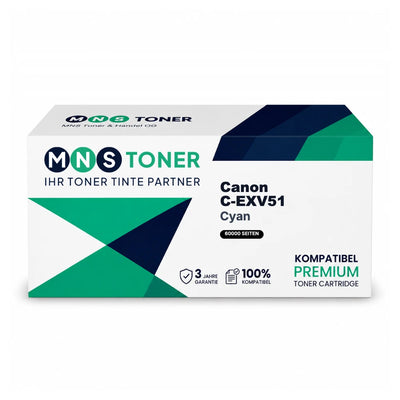 Kompatibel zu Canon C-EXV51C XL (0482C002) Toner Cyan