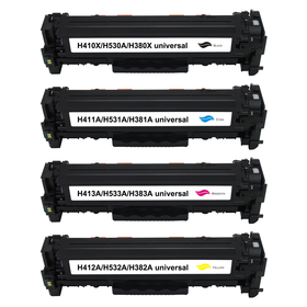 Kompatibel zu HP CC530A / 304A Toner Spar-Set
