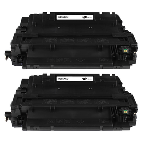 Kompatibel zu HP CE255A (55A) Toner Black Spar-Set (2 Stk.)