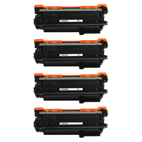 Kompatibel zu HP CE400X / (507A) / Canon 732 Toner Spar-Set (4 Stk.)