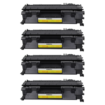 Kompatibel zu HP CE505A / 05A  Toner Black Spar-Set (4 Stk.)