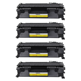 Kompatibel zu HP CE505X / 05X Toner Black Spar-Set (4 Stk.)