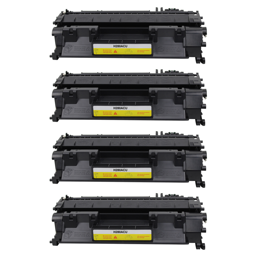 Kompatibel zu HP CE505X / 05X Toner Black Spar-Set (4 Stk.)