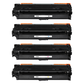 Kompatibel zu HP CE740A / 307A Toner Spar-Set (4 Stk.)