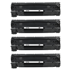 Kompatibel zu HP CF279A Toner Black Spar-Set (4 Stk.)
