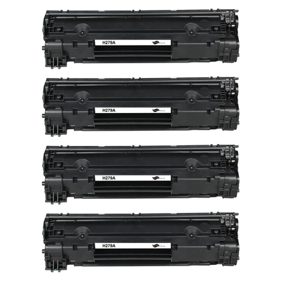 Kompatibel zu HP CF279X Toner Black Spar-Set (4 Stk.)