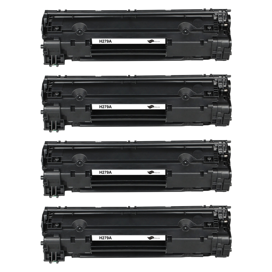 Kompatibel zu HP CF279X Toner Black Spar-Set (4 Stk.)