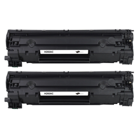Kompatibel zu HP CF283A / 83A Toner Black Spar-Set (2 Stk.)