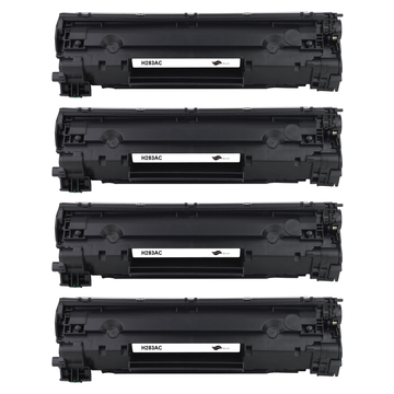 Kompatibel zu HP CF283A / 83A Toner Black Spar-Set (4 Stk.)