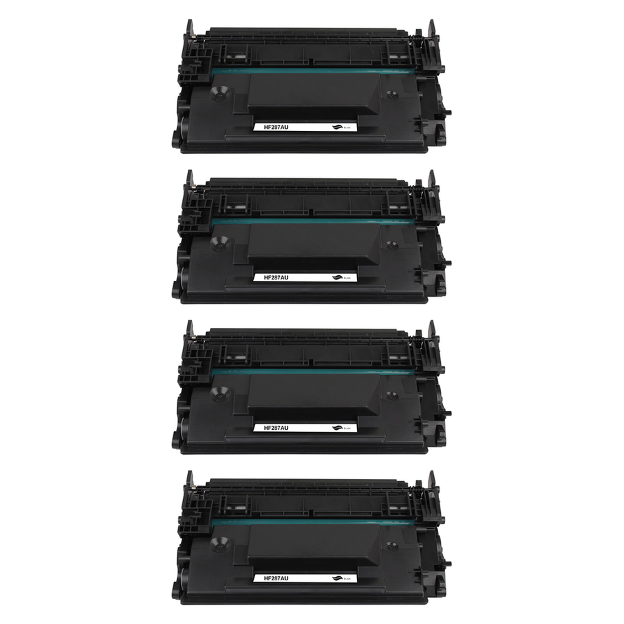 Kompatibel zu HP CF287A / 87A Toner Black Spar-Set (4 Stk.)