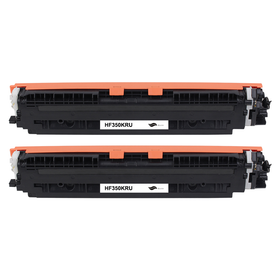 Kompatibel zu HP CF350A / 130A  Toner Black (2 Stk.)