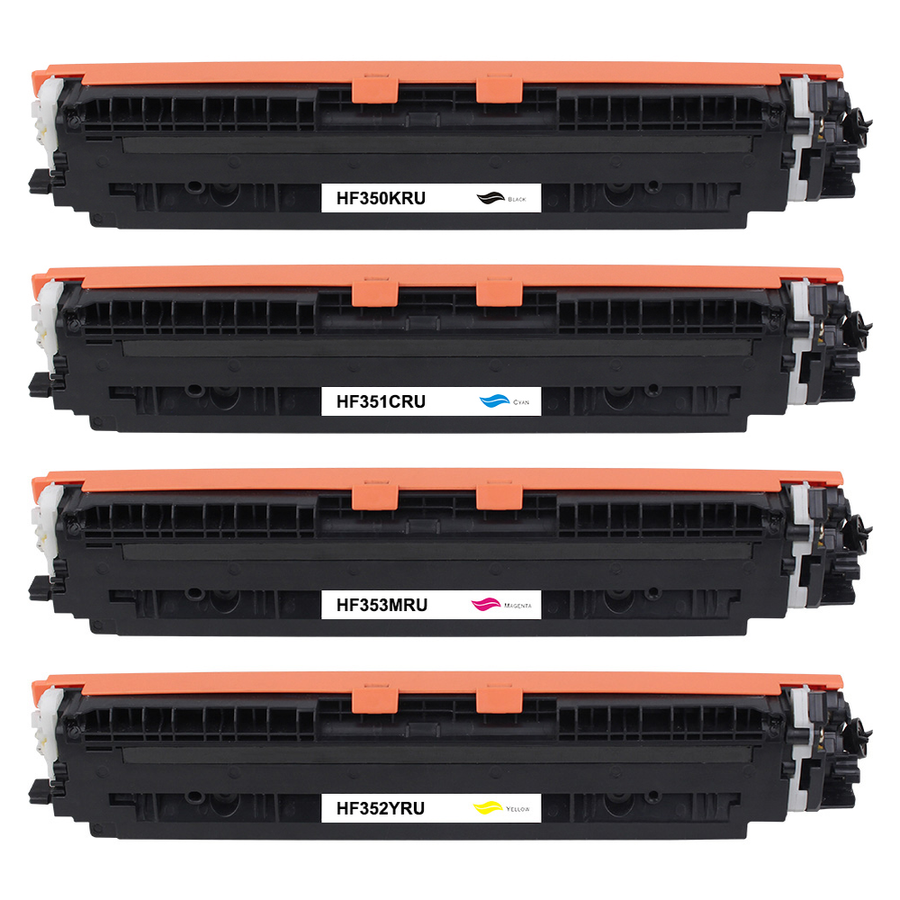 Kompatibel zu HP CF350A / 130A  Toner Spar-Set (4 Stk.)
