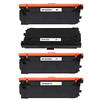 Kompatibel zu HP CF360A / 508A Toner Spar-Set (4 Stk.)