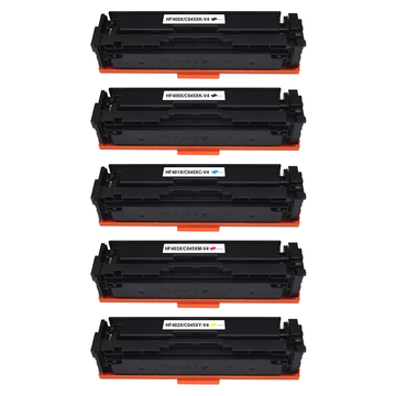 Kompatibel zu HP CF400X/201X - CF400A/201A Toner Spar-Set (5 Stk.)
