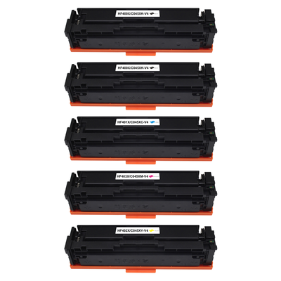 Kompatibel zu HP CF400X/201X - CF400A/201A Toner Spar-Set (5 Stk.)