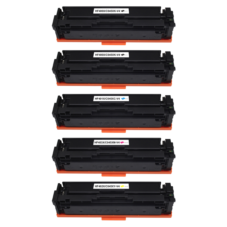 Kompatibel zu HP CF400X/201X - CF400A/201A Toner Spar-Set (5 Stk.)