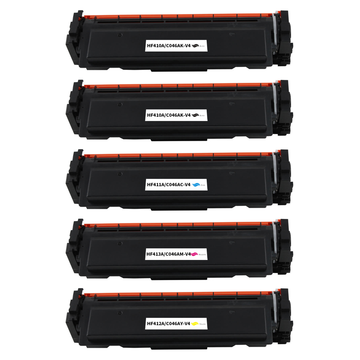 Kompatibel zu HP CF410X / 410X Toner Spar-Set (5 Stk.)
