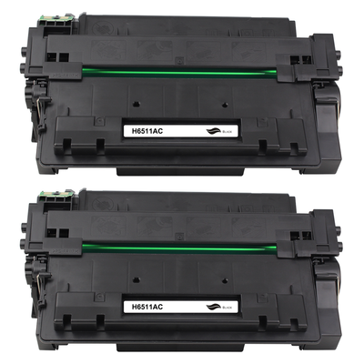 Kompatibel zu HP Q6511A / 11A Toner Black Spar-Set 2 Stk.