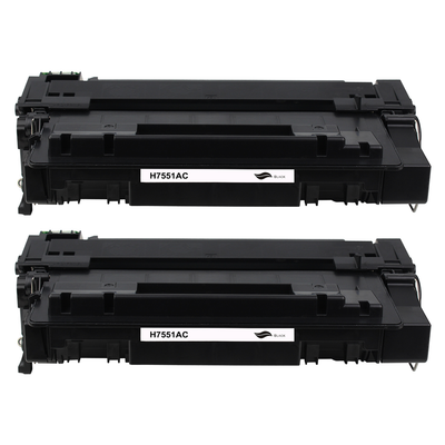Kompatibel zu HP Q7551A Toner Black Spar-Set (2 Stk.)