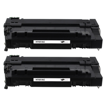 Kompatibel zu HP Q7551X Toner Black Spar-Set (2 Stk.)