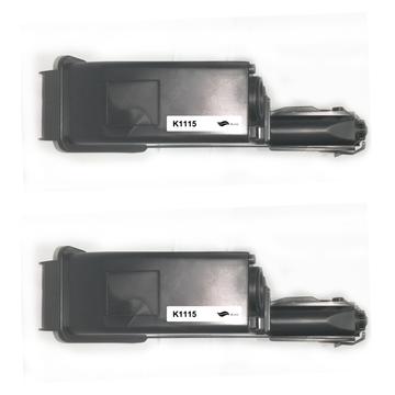 Kompatibel zu Kyocera TK-1115 Toner Black Spar-Set 2 Stk.