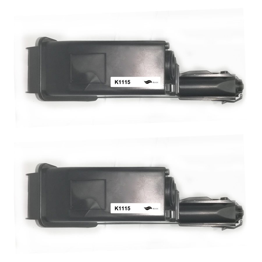 Kompatibel zu Kyocera TK-1115 Toner Black Spar-Set 2 Stk.