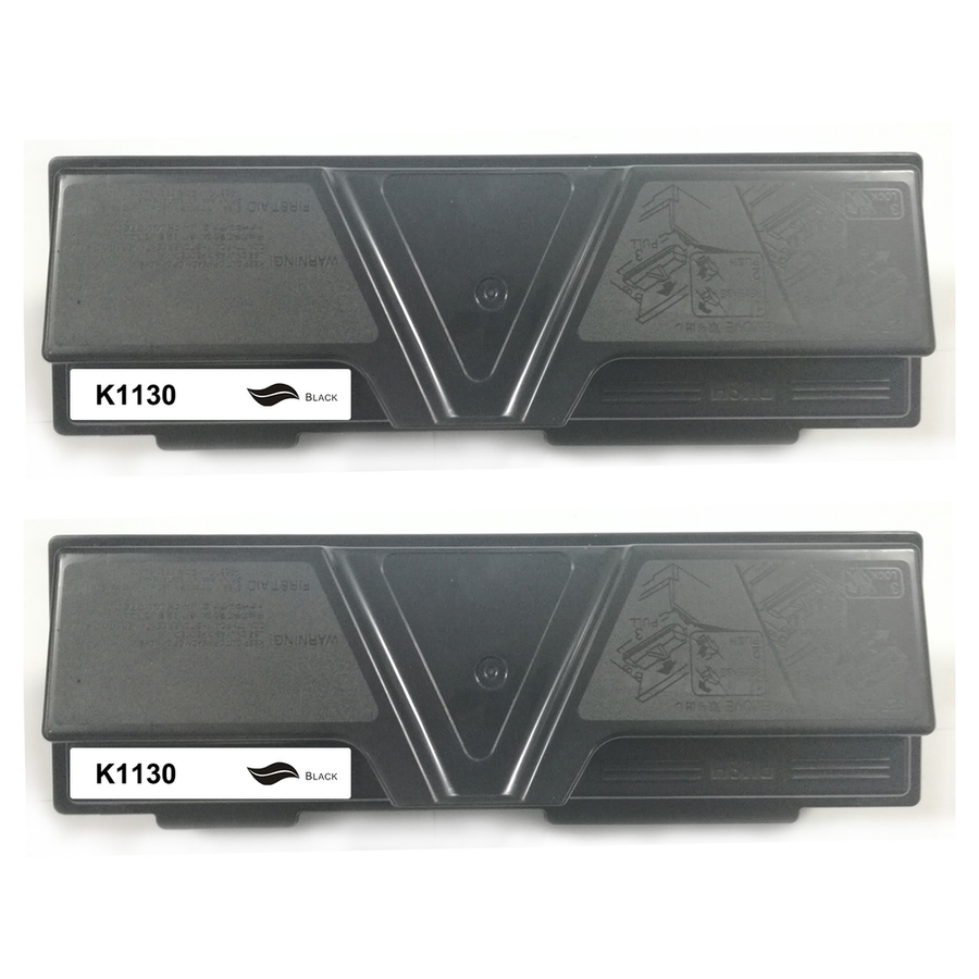 Kompatibel zu Kyocera TK-1130 Toner Black Spar-Set 2 Stk.