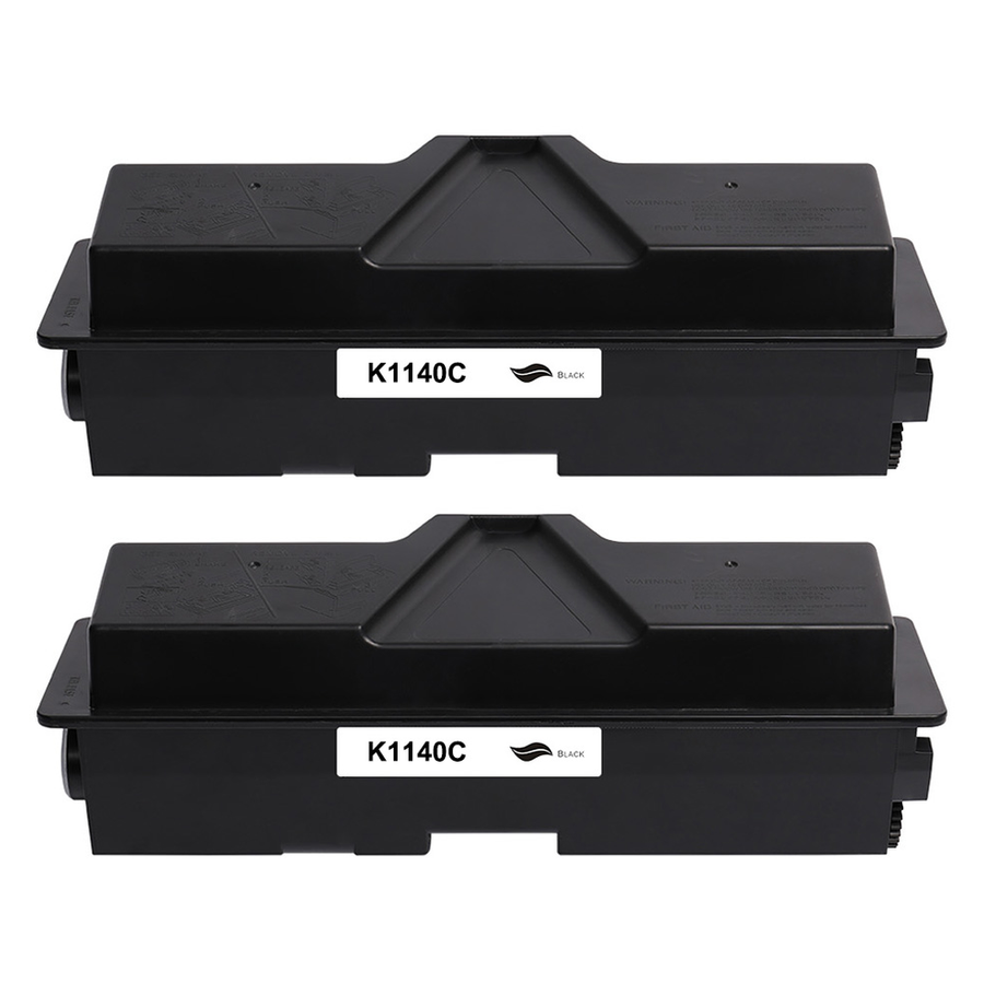 Kompatibel zu Kyocera TK-1140 Toner Black Spar-Set 2 Stk.