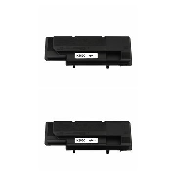 Kompatibel zu Kyocera TK-360 Toner Black Spar-Set 2 Stk.