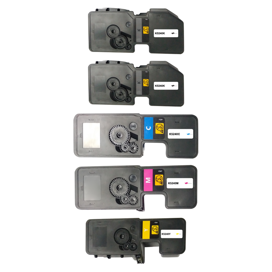 Kompatibel zu Kyocera TK-5240 Toner Spar-Set 5 Stk.