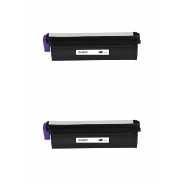 Kompatibel zu OKI-B430 (43979202) Toner Black Spar-Set 2 Stk.