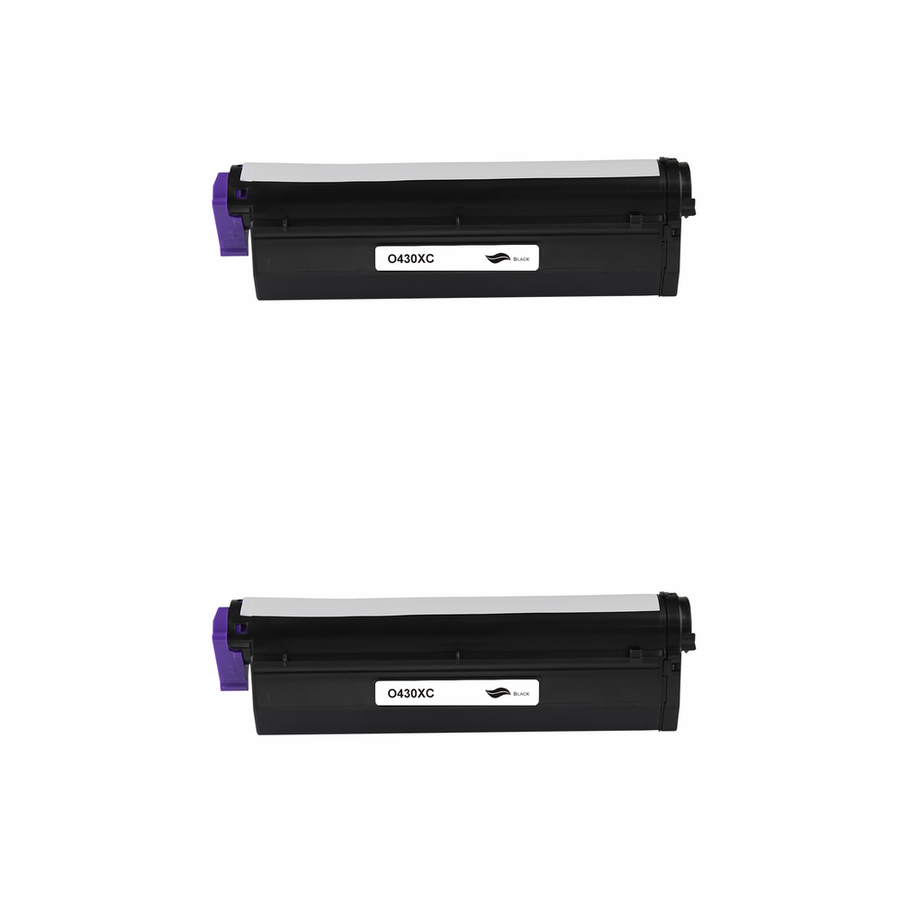 Kompatibel zu OKI-B430 (43979202) Toner Black Spar-Set 2 Stk.