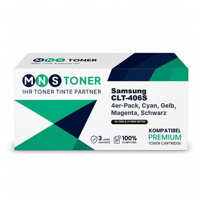 Kompatibel zu Samsung CLT-406S Toner Spar-Set 5 Stk
