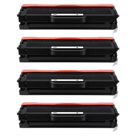 Kompatibel zu Samsung MLT-D101S Toner Black Spar-Set (4 Stk.)