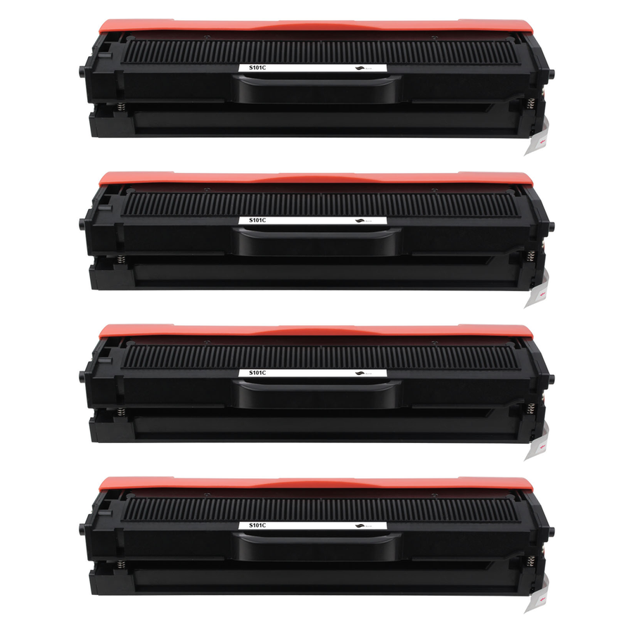 Kompatibel zu Samsung MLT-D101S Toner Black Spar-Set (4 Stk.)
