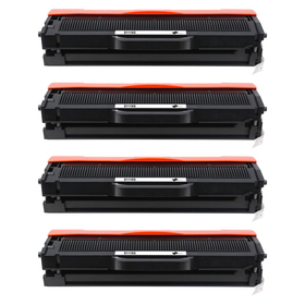 Kompatibel zu Samsung MLT-D111L Toner Schwarz Spar-Set 4 Stk.