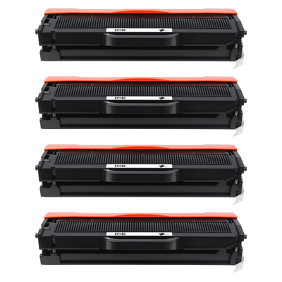 Kompatibel zu Samsung MLT-D111L Toner Schwarz Spar-Set 4 Stk.