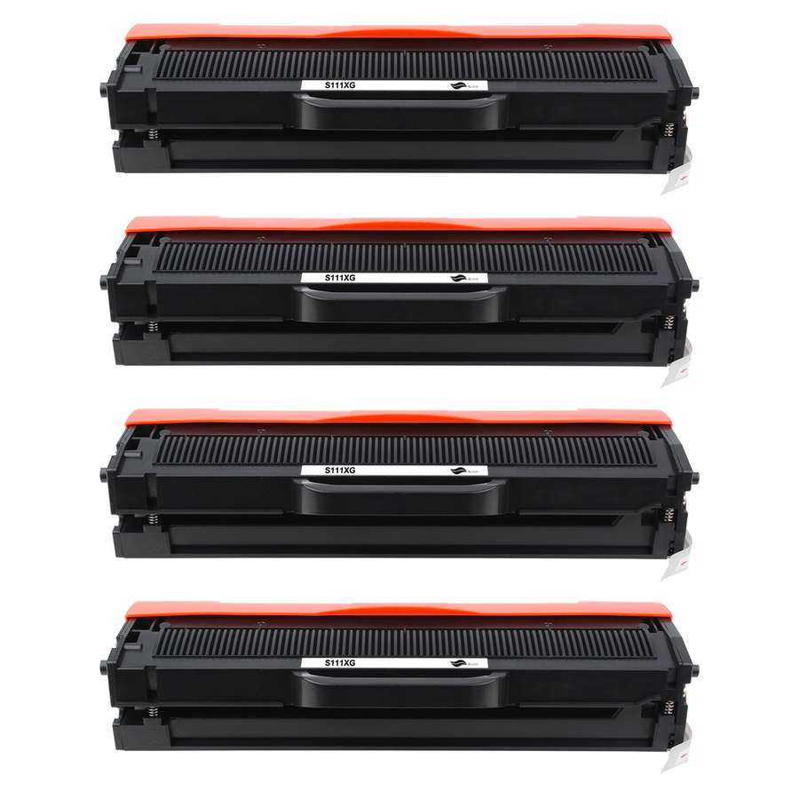 Kompatibel zu Samsung MLT-D111L Toner Schwarz Spar-Set 4 Stk.