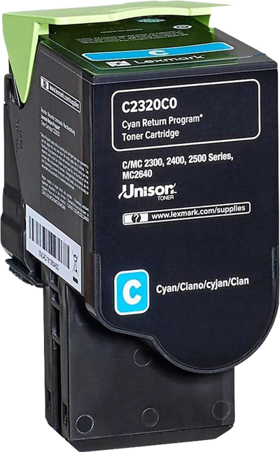 Original Lexmark C2320C0 Toner Cyan