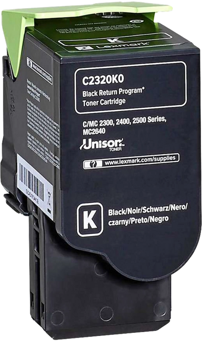 Original Lexmark C2320K0 Toner Schwarz