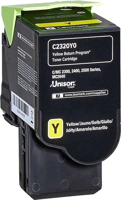 Original Lexmark C2320Y0 Toner Yellow