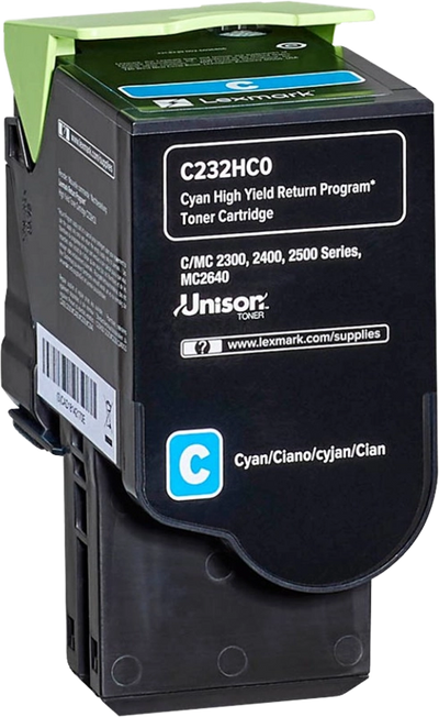 Original Lexmark C232HC0 Toner Cyan