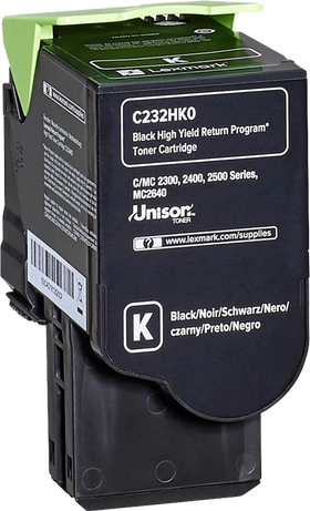 Original Lexmark C232HK0 Toner Schwarz