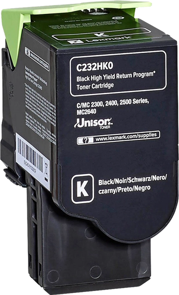 Original Lexmark C232HK0 Toner Schwarz